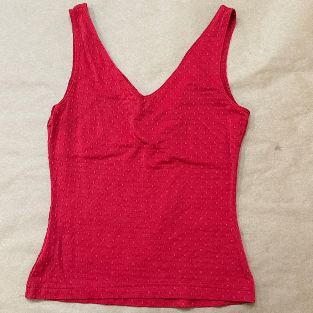 XOXO Vibrant Red Textured Top - Picture 5 of 9